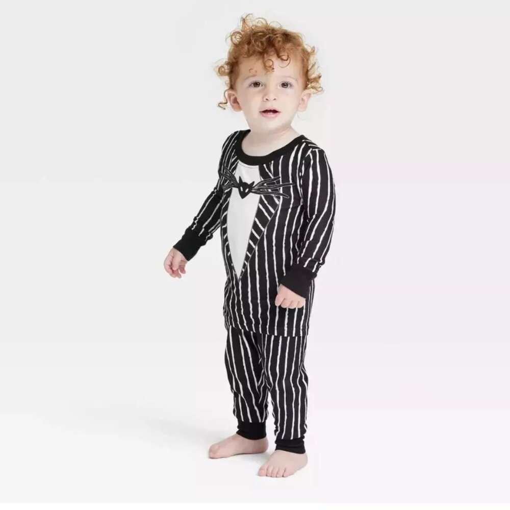 Nightmare Before Christmas JACK Pajamas Sleep Set Size 18M‎ NWT